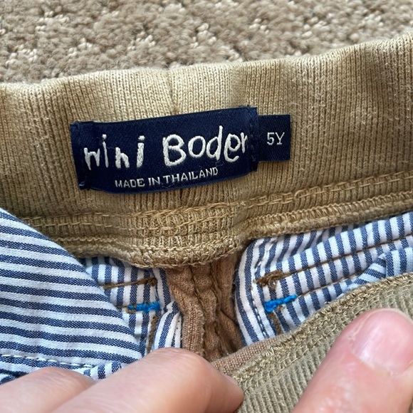 Mini Boden 5y brown corduroy pants - Picture 2 of 4
